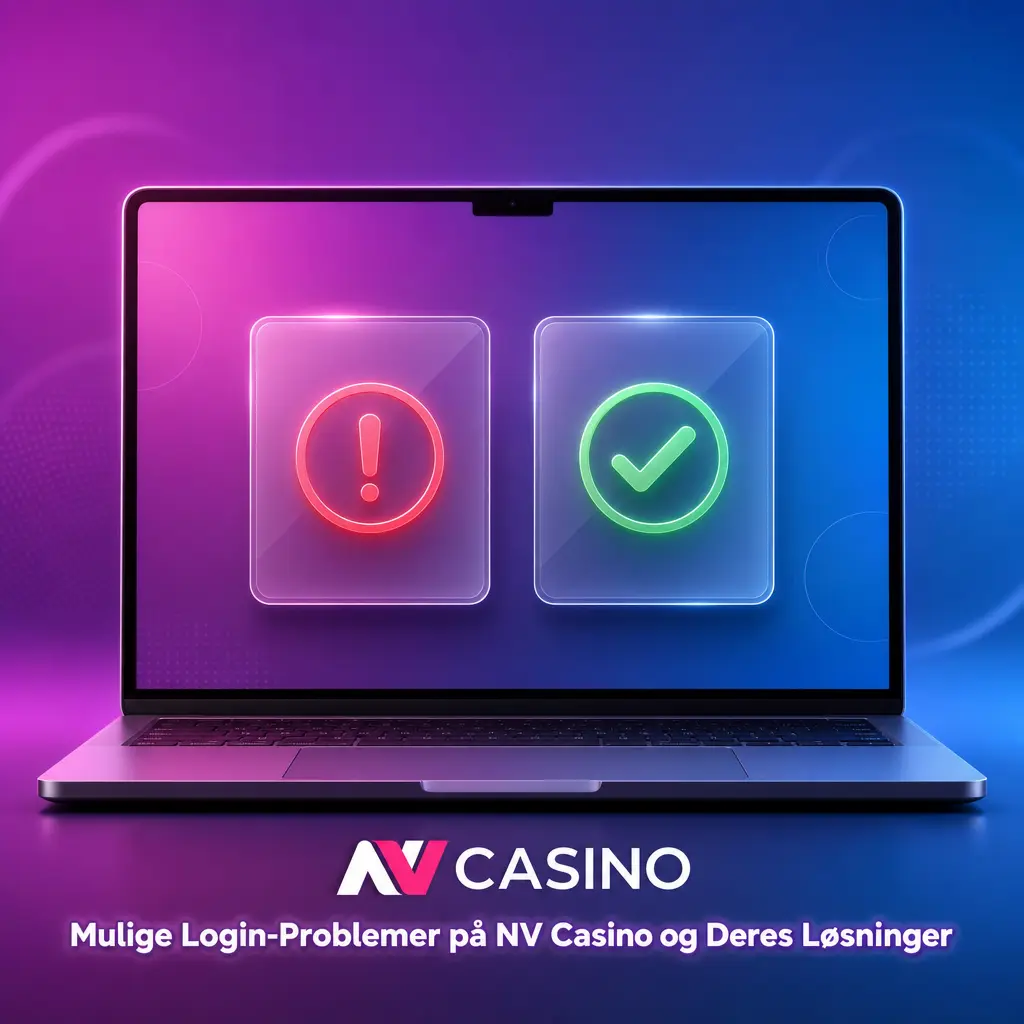 Login problemer og løsninger på NV Casino