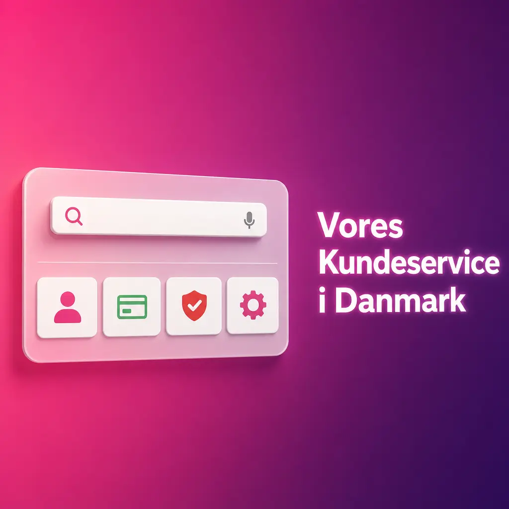 Kundeservicemedarbejder klar til at hjælpe