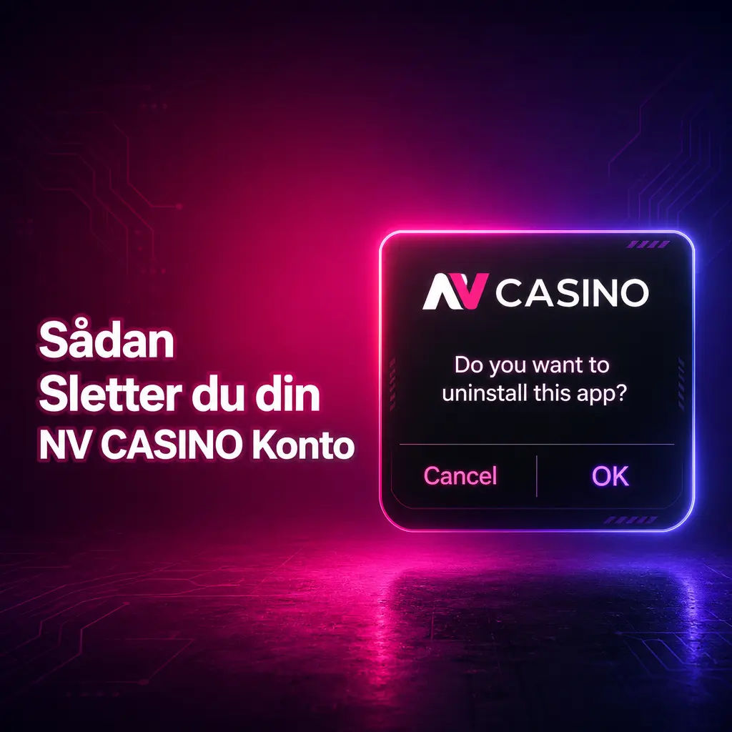 Kontolukning hos NV CASINO